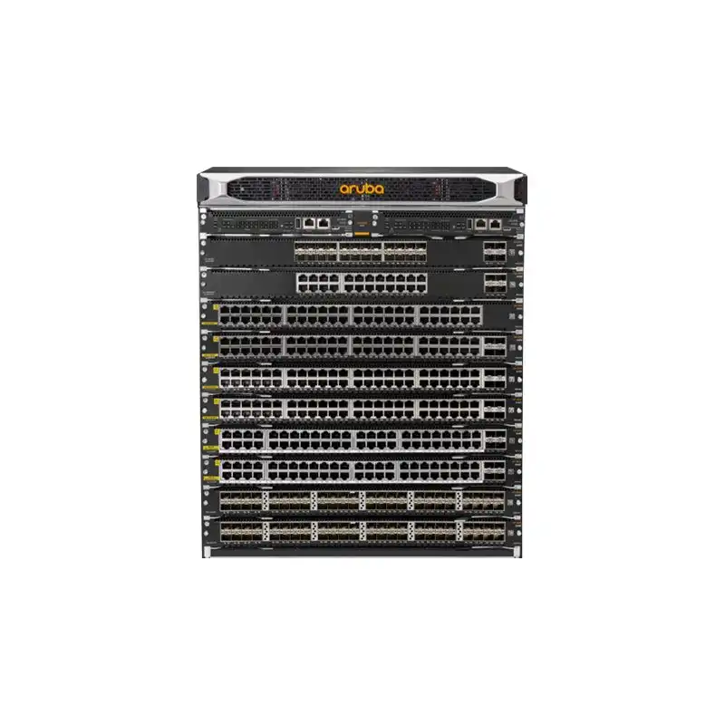 HPE Aruba 6410 Switch Bundle - Commutateur - C4 - Géré - flux d'air de l'avant vers l'arrière - Montable sur... (R0X27A)_1